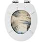 Preview:  Toilettensitze mit Soft-Close-Deckel 2 Stk. MDF Strand-Design