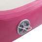 Preview:  Aufblasbare Gymnastikmatte mit Pumpe 60x100x10 cm PVC Rosa