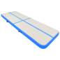 Preview:  Aufblasbare Gymnastikmatte mit Pumpe 300x100x15 cm PVC Blau