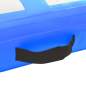 Preview:  Aufblasbare Gymnastikmatte mit Pumpe 600x100x20 cm PVC Blau