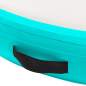 Preview:  Aufblasbare Gymnastikmatte mit Pumpe 100x100x20 cm PVC Grün