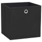 Preview: 325187  Storage Boxes 4 pcs Non-woven Fabric 28x28x28 cm Black