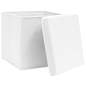 Preview: 325210  Storage Boxes with Covers 10 pcs 28x28x28 cm White
