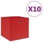 Preview:  Aufbewahrungsboxen 10 Stk. Vliesstoff 28x28x28 cm Rot