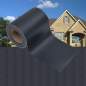 Preview:  Garten-Sichtschutz PVC 35x0,19 m Matt-Dunkelgrau