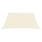 Preview:  Sonnensegel 160 g/m² Creme 2,5x2,5 m HDPE