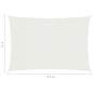 Preview:  Sonnensegel 160 g/m² Weiß 2x4,5 m HDPE