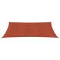 Preview:  Sonnensegel 160 g/m² Terrakottarot 3x6 m HDPE