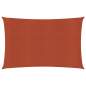 Preview:  Sonnensegel 160 g/m² Terrakottarot 6x8 m HDPE