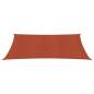 Preview:  Sonnensegel 160 g/m² Terrakottarot 6x8 m HDPE