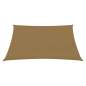 Preview:  Sonnensegel 160 g/m² Taupe 3/4x2 m HDPE 