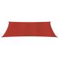 Preview:  Sonnensegel 160 g/m² Rot 2x4 m HDPE