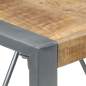 Preview:  Esstisch 80x80x75 cm Raues Mangoholz