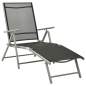 Preview: 3-tlg. Garten-Lounge-Set Textilene und Aluminium Silbern