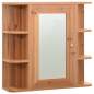 Preview:  Bad-Spiegelschrank Eichefarben 66x17x63 cm MDF