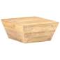 Preview:  Couchtisch V-Form 66x66x30 cm Mango Massivholz
