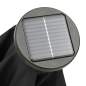 Preview: Sonnenschirm mit LED-Leuchten Schwarz 200x211cm Aluminium