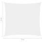 Preview:  Sonnensegel Oxford-Gewebe Quadratisch 3x3 m Weiß
