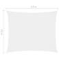 Preview:  Sonnensegel Oxford-Gewebe Rechteckig 3,5x4,5 m Weiß