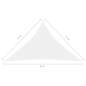 Preview:  Sonnensegel Oxford-Gewebe Dreieckig 5x5x6 m Weiß