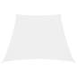 Preview:  Sonnensegel Oxford-Gewebe Trapezform 4/5x4 m Weiß