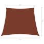 Preview:  Sonnensegel Oxford-Gewebe Trapezform 3/4x3 m Terrakotta-Rot