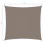 Preview:  Sonnensegel Oxford-Gewebe Quadratisch 7x7 m Taupe