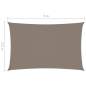 Preview:  Sonnensegel Oxford-Gewebe Rechteckig 2,5x5 m Taupe