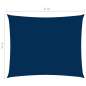 Preview:  Sonnensegel Oxford-Gewebe Rechteckig 5x6 m Blau