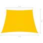 Preview:  Sonnensegel Oxford-Gewebe Trapezförmig 2/4x3 m Gelb