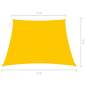 Preview:  Sonnensegel Oxford-Gewebe Trapezförmig 3/5x4 m Gelb