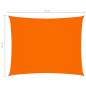 Preview:  Sonnensegel Oxford-Gewebe Rechteckig 5x6 m Orange