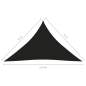 Preview: Sonnensegel Oxford-Gewebe Dreieckig 4x4x5,8 m Schwarz