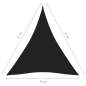 Preview:  Sonnensegel Oxford-Gewebe Dreieckig 5x6x6 m Schwarz