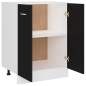 Preview:  Unterschrank Schwarz 60x46x81,5 cm Holzwerkstoff