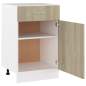 Preview:  Schubunterschrank Lyon Sonoma-Eiche 50x46x81,5 cm Holzwerkstoff