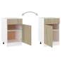 Preview:  Schubunterschrank Lyon Sonoma-Eiche 50x46x81,5 cm Holzwerkstoff