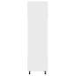 Preview:  Mikrowellenumbauschrank Weiß 60x57x207 cm Holzwerkstoff