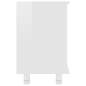 Preview:  Badezimmerschrank Hochglanz-Weiß 60x32x53,5 cm Holzwerkstoff