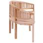 Preview: Bananenbank 200 cm Massivholz Teak Preview: Bananenbank 200 cm Massivholz Teak