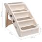 Preview:  Hundetreppe Klappbar Creme 62x40x49,5 cm 