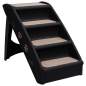 Preview:  Hundetreppe Klappbar Schwarz 62x40x49,5 cm 