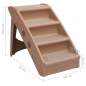 Preview:  Hundetreppe Klappbar Braun 62x40x49,5 cm