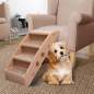 Preview:  Hundetreppe Klappbar Braun 62x40x49,5 cm