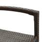 Preview: Barhocker 4 Stk. Braun Poly Rattan