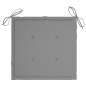 Preview:  Gartenstuhl-Kissen 6 Stk. Grau 40x40x3 cm Oxford-Gewebe