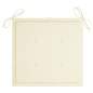 Preview:  Gartenstuhl-Kissen 2 Stk. Creme 40x40x4 cm Oxford-Gewebe