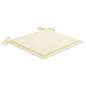 Preview:  Gartenstuhl-Kissen 2 Stk. Creme 40x40x4 cm Oxford-Gewebe