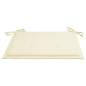 Preview:  Gartenstuhl-Kissen 2 Stk. Creme 40x40x4 cm Oxford-Gewebe