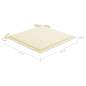 Preview:  Gartenstuhl-Kissen 2 Stk. Creme 40x40x4 cm Oxford-Gewebe
